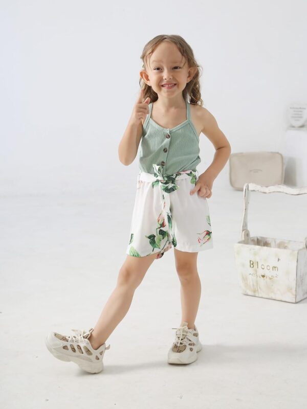 Tearfuty Toddler Girl Clothes Baby Girl Sleeveless Romper One-piece Jumpsuit Summer Clothes Set - Image 3
