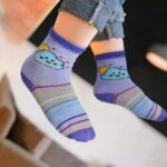 ELUTONG Toddler Non Slip Socks - 12 Pairs Kids Anti Skid Grip Cute Crew Cartoon Socks for 1-7 Years Boys Girls - Image 5