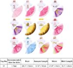 FYMNSI Baby Girl 1st Birthday Outfit Flower Printed Cotton Short Sleeve Romper Tutu Tulle Skirt Crown Headband 3pcs Set - Image 7