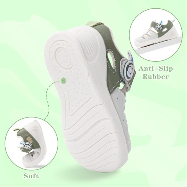 MK MATT KEELY Baby Boys Girls Sandals Toddlers Summer First Walking Shoes Kids Closed Toe Pre Walkers with Anti-Slip Rubber Sole - Image 6