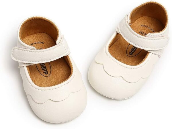 MASOCIO Baby Girl Shoes Mary Jane Infant Anti Slip First Walking Shoes - Image 6