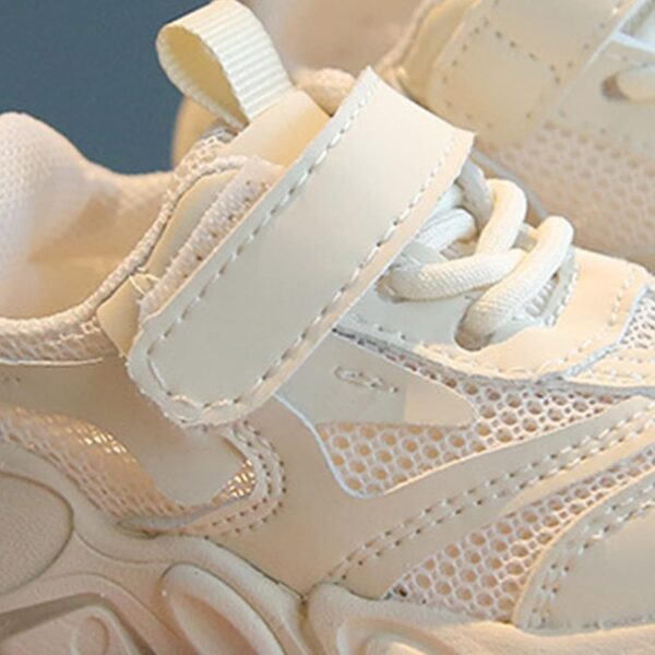 Girls Walking Boots Solid Color Mesh Breathable Non Slip Children's Casual Sports Shoes Size 8 Boys Trainers - Image 3