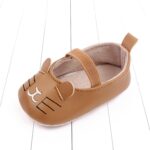 Spring and Summer Children Baby Toddler Shoes Boys and Girls Casual Shoes Flat Soles Light and Comfortable Solid Color Cartoon Cat Shape Extra Wide Boy Shoes - Image 4