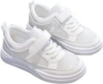 Kids Slip On Walking Shoes for Boys Girls Mesh Hollow Lightweight Breathable Wide Toe Sneakers Athletic Shoes Shoes Baby Girl 18 24 Months Toddler Tennis Shoes Size 11 Boy