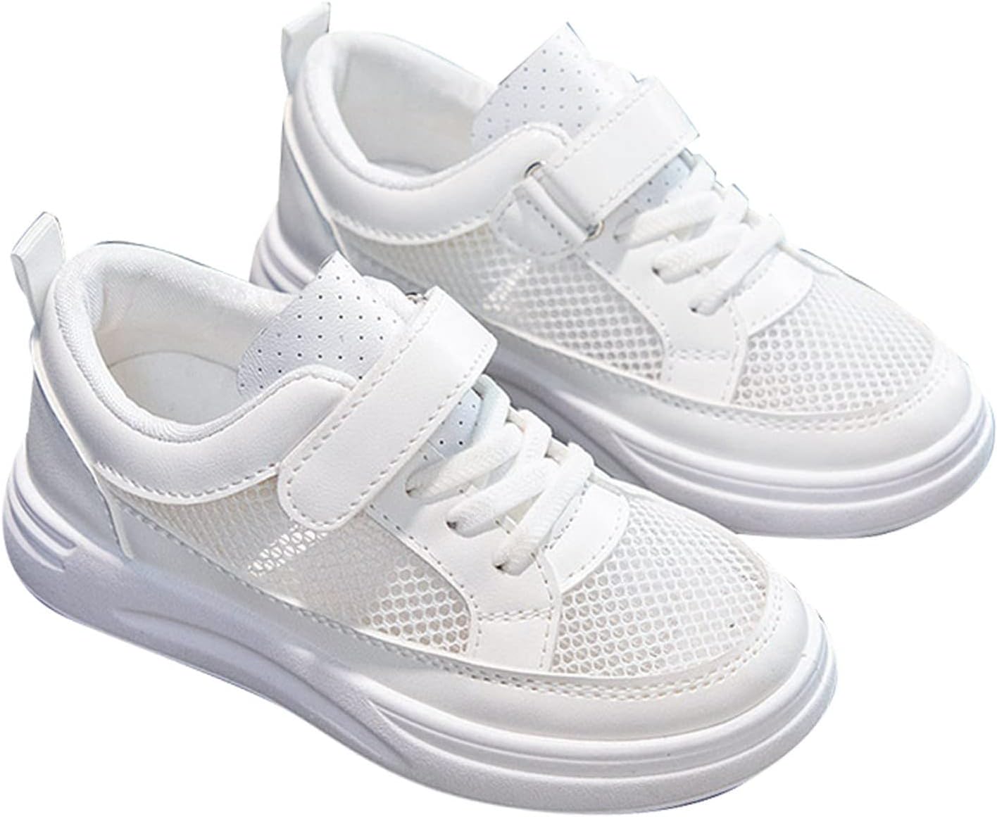 61oSnVskceL._AC_SL1500_.jpg Kids Slip On Walking Shoes for Boys Girls Mesh Hollow Lightweight Breathable Wide Toe Sneakers Athletic Shoes Shoes Baby Girl 18 24 Months Toddler Tennis Shoes Size 11 Boy - Image 1