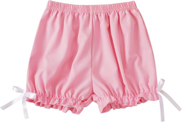 CHICTRY Kids Girls Dance Shorts Ruffle Bowknot Safety Shorts Pumpkin Bloomer Pettipant Undershort Knicker Panties Bottoms - Image 6