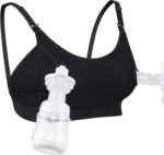 momcozy Hands Free Pumping Bra, Adjustable Breast-Pumps Holding Bra, Pumping & Nursing in One