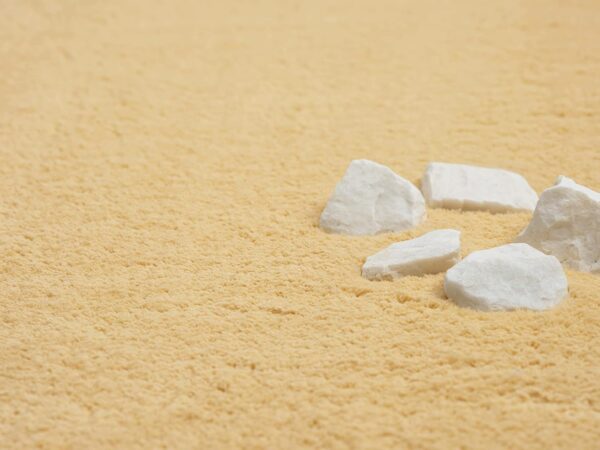 the carpet Relax rug for living room or bedroom in Gold 60 x 110 cm | washable up to 30 degrees | non-slip underside | modern and soft short pile rug | rectangular - RELAX rug - Image 3