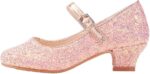 Princess Shoes Girls' Mary Jane Shoes - High Heel Girls Party Shoes - Wedding Party Girls Communion Shoes Ides Flower Girl Shoes - Versatile Flat Shoes - Image 7