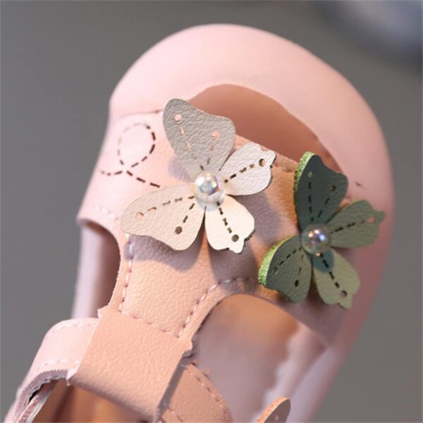 Girls Sandals Size 2 Toddler Baby Girl Shoes Breathable Shoe Dew Toe Shoe Bag Head Sandals Girl Sandals Baby Soft Shoe Sandals for 0 to 3 Years Toddler Swim Shoes - Image 4