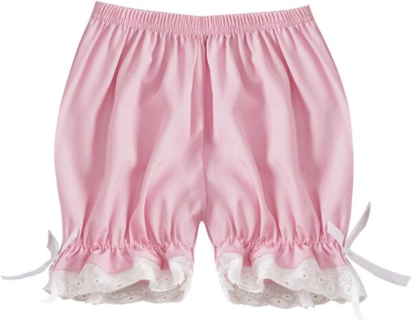 Toddler Girls Ruffle Pumpkin Pants Breathable and Safety Pettipants Undershorts Bloomers Underdress - Image 4