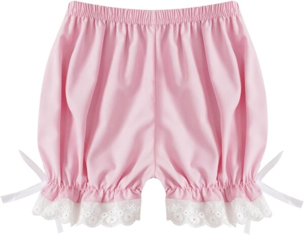 Toddler Girls Ruffle Pumpkin Pants Breathable and Safety Pettipants Undershorts Bloomers Underdress - Image 5