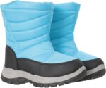 Mountain Warehouse Caribou Junior Kids Snow Boots - Snowproof, Fleece Lining, Warm, Insulated, High Traction Sole - Ideal For