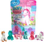 Zimpli Kids Large Unicorn Surprise Bath Bomb, 6 Surprise Unicorn Toys to Collect in Total, One Per Bath Bomb, Children's Collectable Bath Toy, Stocking Filler Toy, Xmas Present for Boys & Girls