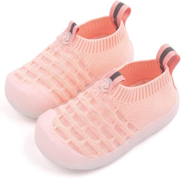 Children's shoes, girls' casual shoes, single shoes, mesh, breathable, first walking shoes, baby shoes, soft sole, non-slip toddler shoes, flat shoes, boys' loafers, pumps - Image 2