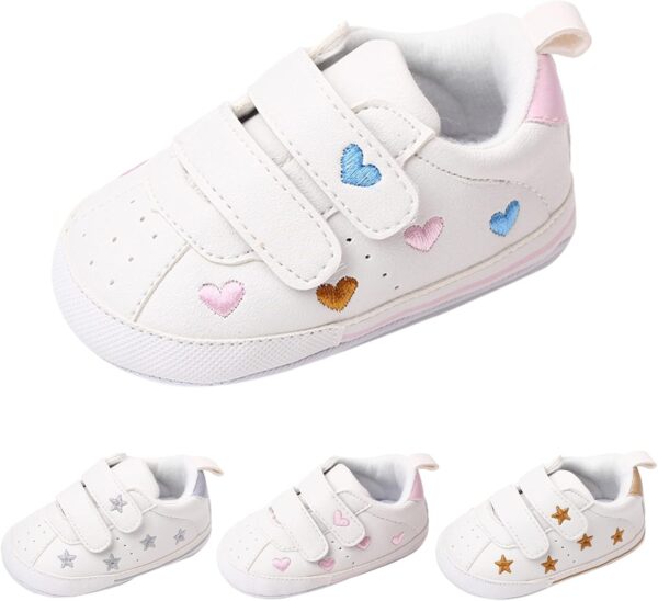 Lace Infant Kids Toddler Up Breathable Girls Mesh Baby Shoes Soft Baby Shoes Toddler Girl Athletic Shoes Kids Socks Non Slip - Image 2