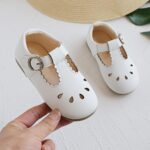 Children's Sandals Spring/Summer Solid Soft Sole Hollow Metal Buckle Hiking Shoes Party Birthday School Sandals Boys Spring and Summer Loafers Evening Shoes Single Shoes - Image 5