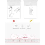 Baby Lounger with Pillow,Baby Lounger for Newborn Portable,Baby Nest Cosleeping for Baby in Bed Adjustable Size & Strong Zipper Lengthen Space to 24 Months(Animal World Blue) - Image 7