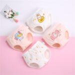 4 Pcs Newborn Girls Underwear Briefs,Toddler Cute Briefs Baby Cotton Underwear Pants Girls 4 Pack Underwear Comfortable Briefs - Image 3