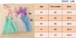 Baby Girl Ruffle Sleeveless Dress Toddler Girl 3D Bufferfly Flower Tulle Dress Square Neck Princess Wing Party Dress for Little Girl - Image 8