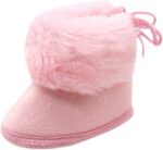 SHOBDW Girls Shoes, Baby Boys Cute Snow Soft Crib Knitting Toddler Thick Winter Warm Boots - Image 5