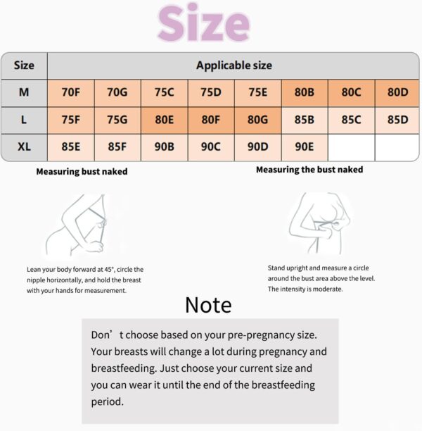 3 Pack Women's Nursing Bra, Night Sleep Nursing Bra Maternity Bra Sleeping Bra with Removable Breast Pads and Extenders Seamless Wire Free Maternity Bra - Image 3