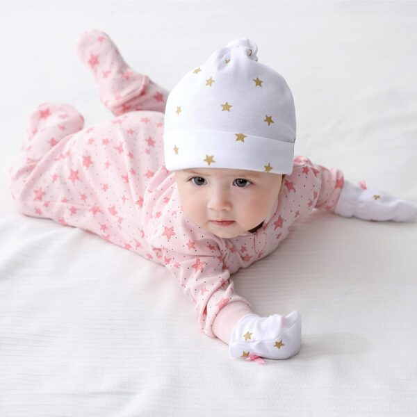 Newborn Baby Clothes Sets 23-Piece, 5-pack Bodysuit+3PJS and Accessories for 0-6 Months - Image 6