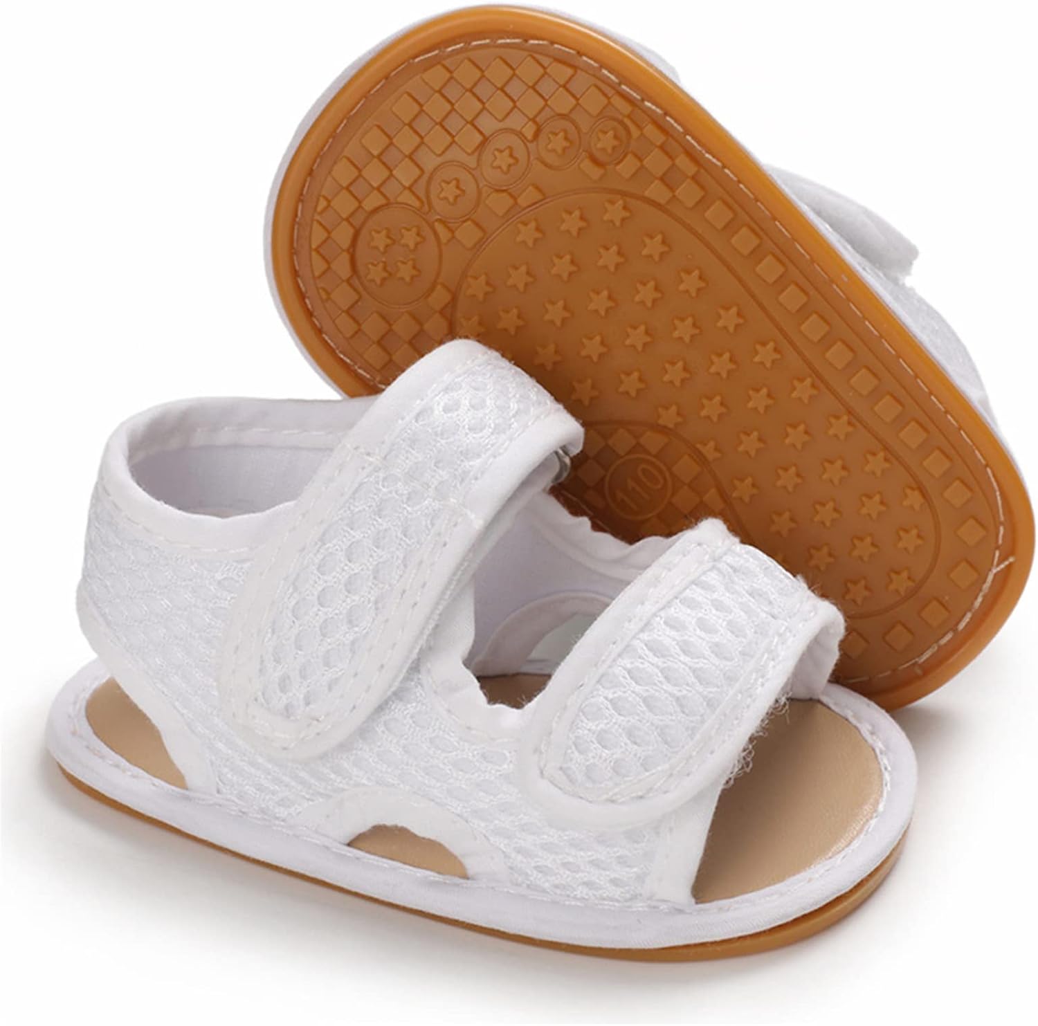 61uOGfdbcDL._AC_SL1500_.jpg RVROVIC Baby Boys Girls Sandals Premium Soft Anti-Slip Rubber Sole Infant Summer Outdoor Shoes Toddler First Walkers - Image 1