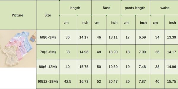 Newborn Baby Girl Clothes Set Short Sleeve Solid Romper Tops + Bloomers Shorts Infant Outfits Set - Image 7