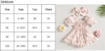 Newborn Baby Girl Romper Dress Puff Short Sleeve Ruched JUmpsuit Heanband Infant Summer Cute Clothes - Image 6