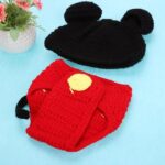 Newborn Photography Props Baby Hat Girls Boys Cap Crochet Knit Costume Outfits Newborn Fotografia Clothes Baby Accessories-carrot - Image 2