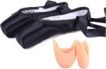 Daydance Ballet Pointe Shoes Girls Women Ribbon Ballerina Shoes with Toe Pads - Image 2