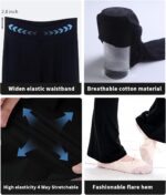 JiaYouLC Girls Flared Leggings, Kids High Waisted Dance Yoga Pants for Ages 5-14 - Image 5