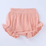 ZFTTZYMX Baby Girls Ruffle Bloomer Shorts Toddler Cute Cotton Linen Panty Diaper Covers - Image 4