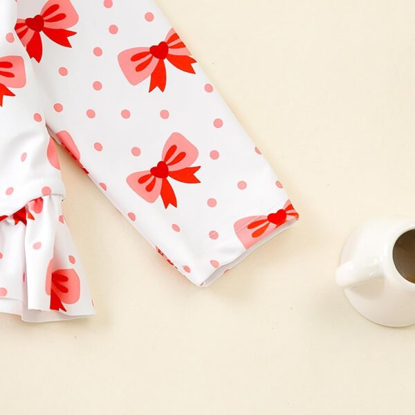 Nicoxijia Baby Girls Long Sleeve One Piece Swimming Costume Zipper Swimsuit Swimwear Bathing Suit Rash Guard with Sun Hat Set - Image 6