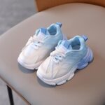 Girl Sneakers Kids Shoes Breathable Toddler Shoes Fashion Baby Hiking Shoes Athletic Sports Tennis Shoes Single Mesh Running Shoes - Image 5