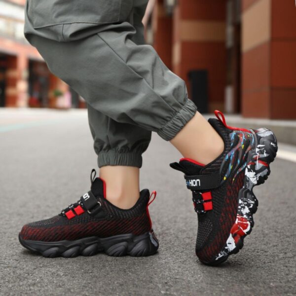 Boys Basketball Shoes Boys Sneakers Men's Basketball Shoes Lining High Top Sport Shoes for Unisex Kids - Image 6