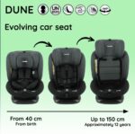 Nania - Dune Car seat 360° Swivel I-Size 40-150 cm - Evolutive from Birth to About 12 Years - Group 0+/1/2/3 - isofix attachments - Side Protectors - Image 6