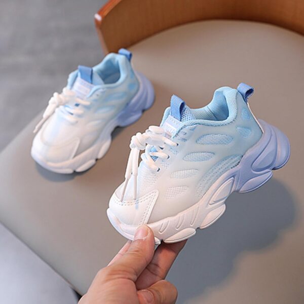 Girl Sneakers Kids Shoes Breathable Toddler Shoes Fashion Baby Hiking Shoes Athletic Sports Tennis Shoes Single Mesh Running Shoes - Image 2
