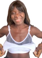 Maya Lux Comfort Bra - Pregnancy, Breastfeeding Bra with Reminder Clasp - Seamless Design - with Original BabyFocus Print - Use with Foam Pads or Breast Pads - Image 3