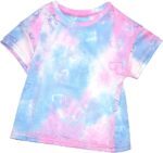 Peacolate 2-8T Girl Short Set 2Pc Casual Outfit Denim Overall T-Shirt - Image 2