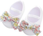 Girls Shoes Toddler Toddler Walkers Infant Princess Baby Boys Shoes Shoes Soft Baby Sneakers Soccer Boots Girls (White, 0-3Months)