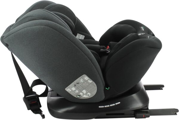 Nania - Dune Car seat 360° Swivel I-Size 40-150 cm - Evolutive from Birth to About 12 Years - Group 0+/1/2/3 - isofix attachments - Side Protectors - Image 3