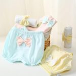 JEATHA 4-Pack Toddler Girls Cotton Bloomers Briefs Short Panties Infant Cute Ruffle Breathable Underwear - Image 3