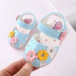 CHENSIYU Boys Shoes Size 4 Big Kid Baby Flowers Girls Shoes Sandals Toddler Infant Kids Baby Shoes Shoes Rainbow - Image 6