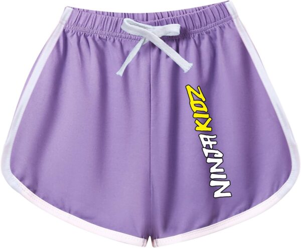 Ninjas Kidz Merch Girls Tee Summer T-shirt+shorts Clothing Sets Unisex Kids 2Pcs Outfit - Image 3