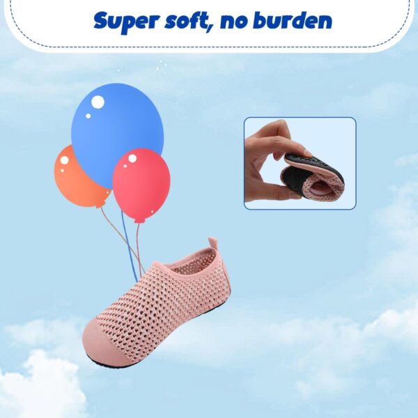 Kids Beach Swim Shoes Water Sport Shoes Barefoot Skin Boys Girls Baby Non-Slip Quick Dry Barefoot Aqua Socks Pool Surfing Garden - Image 5