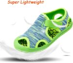 Hitmars Boys Sandals Open Toe Girls Sandals Sports Summer Kids Trekking Shoes Breathable Beach Pool Camouflage Knit Blue Pink Purple Size 4-12 UK Child - Image 3