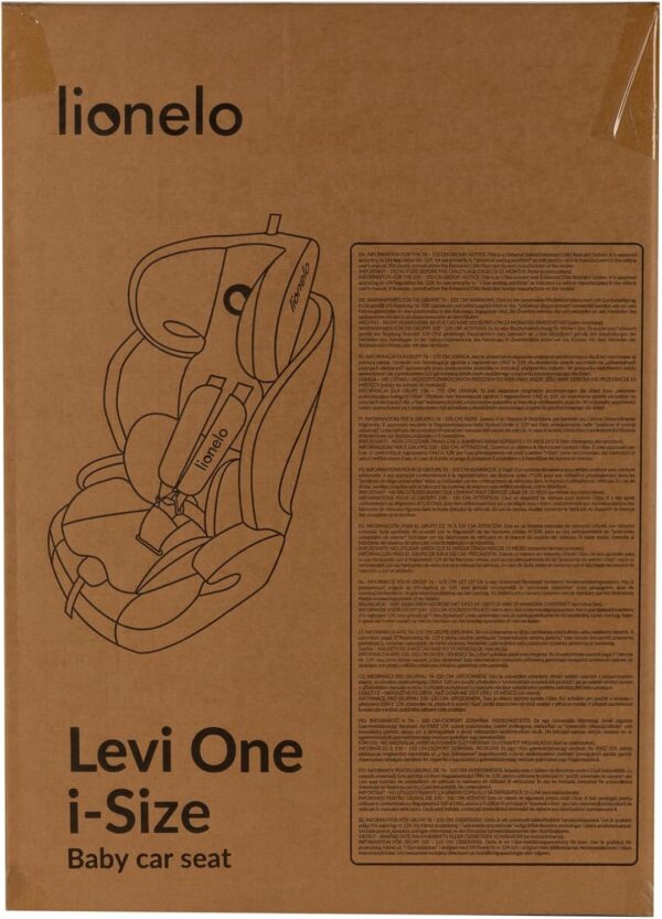 Lionelo Levi Adjustable Car Seat for 9-36kg Transforms with Your Child from Infant to 12 Years, Multi-Level Headrest & Insert Options, Enhanced Side Protection, Easy Install & Wash (ONE, Carbon) - Image 11