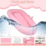 Baby Lounger - 100% Cotton Soft & Breathable Nest Lounger for Newborns to 24 Months, Portable Co-Sleeper for Boys & Girls, Perfect Baby Gift (Pink) - Image 6